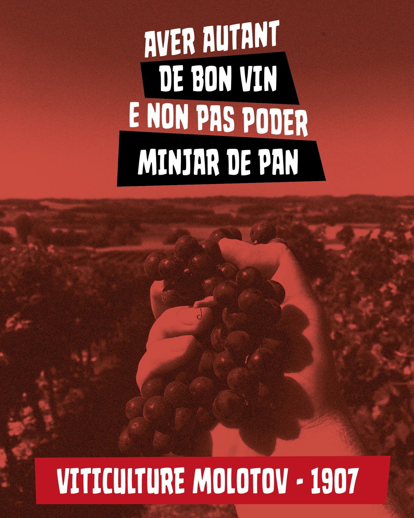 Affiche Wine Riot 1907