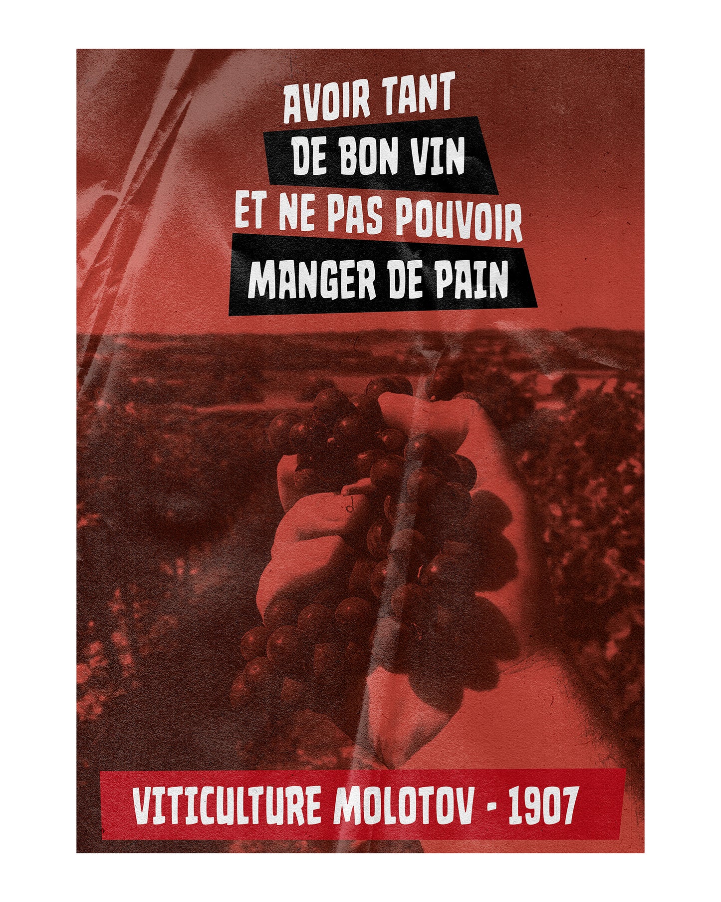 Affiche Wine Riot 1907